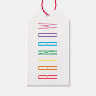 RAINBOW Gift-Märkre Presentetikett
