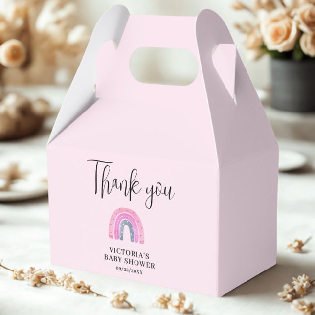  Rainbow Girl Baby Shower Presentaskar (Skapare uppladdad)