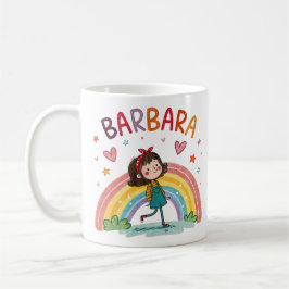 Rainbow Girl Barbara 1 Kaffemugg