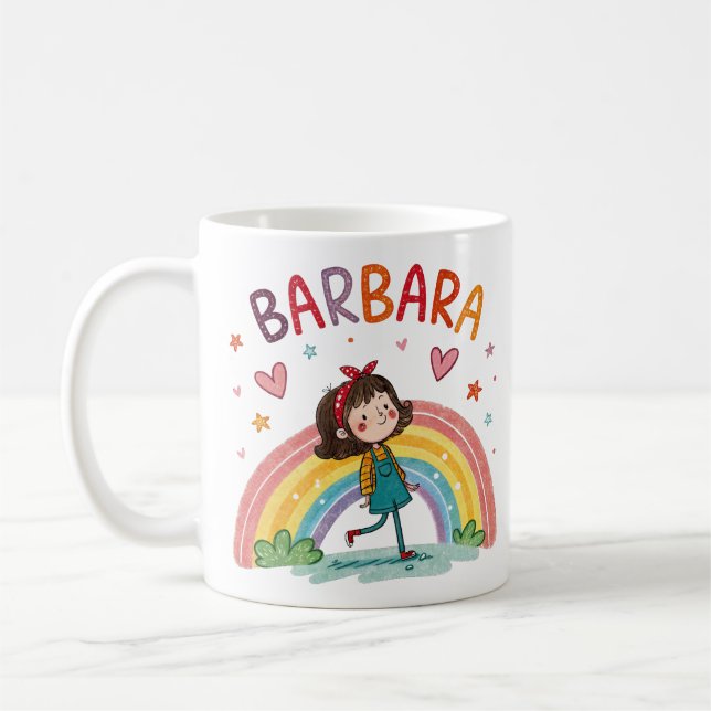 Rainbow Girl Barbara 1 Kaffemugg (Vänster)