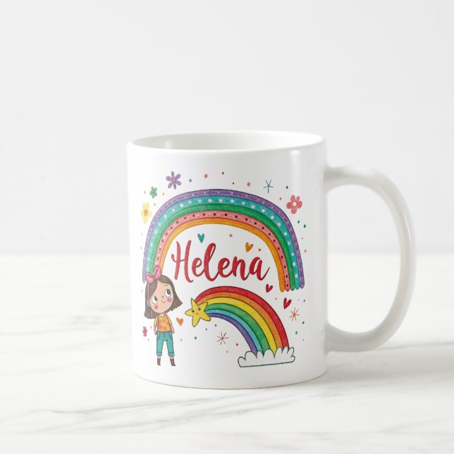 Rainbow Girl Helena 1 Kaffemugg (Höger)