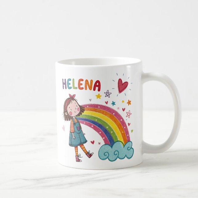 Rainbow Girl Helena 2 Kaffemugg (Höger)