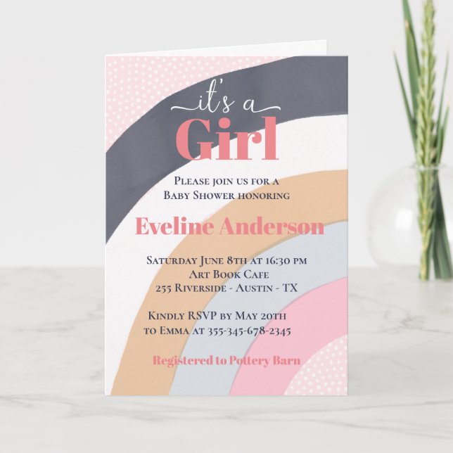 Rainbow Girl Helgkort (Framsida)