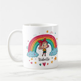 Rainbow Girl Isabelle 2 Kaffemugg