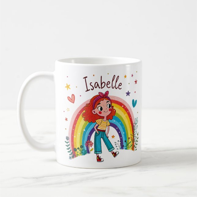 Rainbow Girl Isabelle Kaffemugg (Vänster)