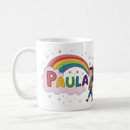 Rainbow Girl Paula 1 Kaffemugg