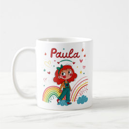 Rainbow Girl Paula 2 Kaffemugg