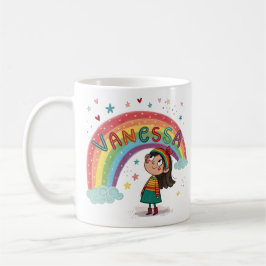 Rainbow Girl Vanessa 2 Kaffemugg