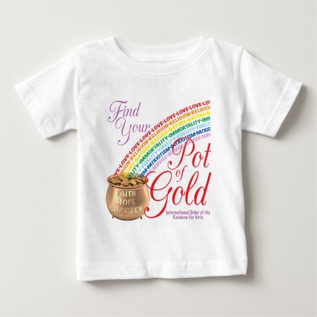 Rainbow Girls hittar din Pot från Guld Tröja (Framsida)