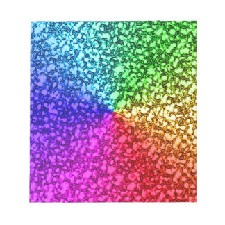 RAINBOW GLITTER ANTECKNINGSBLOCK