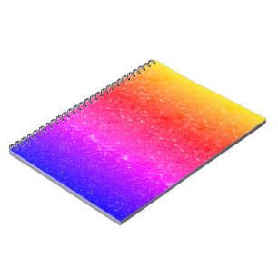 Rainbow Glitter bärbar dator Anteckningsbok