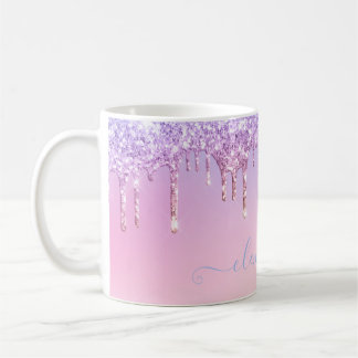 Rainbow glitter gnistra-skript, modernt giglickskr kaffemugg