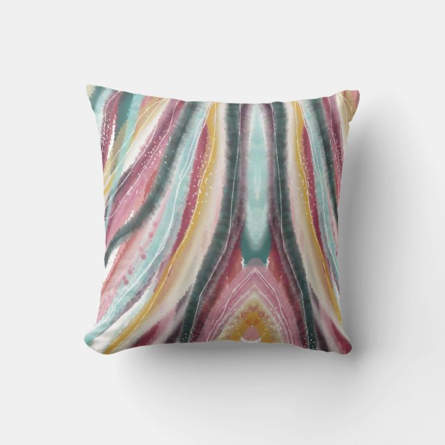 Rainbow Glitter Kudde (Framsida)