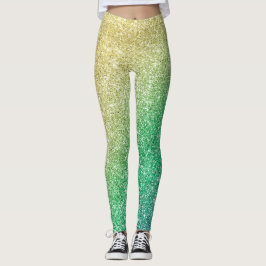 Rainbow Glitter Leggings