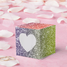 Rainbow Glitter Presentaskar