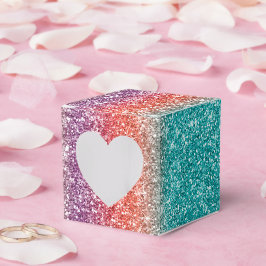 Rainbow Glitter Presentaskar