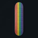 Rainbow Glitter Pride Roligt Mini Skateboard Bräda 18,5 Cm<br><div class="desc">Den här designen kan vara personlig genom att välja anpassningsalternativet för att lägga till text eller göra andra ändringar. Om den här produkten har möjlighet att överföra designen till en annan artikel ska du vid behov justera designen så att den passar. Kontakta mig på colorflowcreations@gmail.com om du vill ha den...</div>