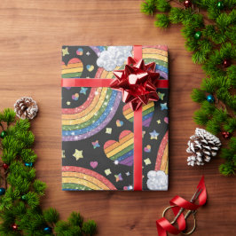 Rainbow Glitter Pride | Sparsam HBT-Q+ Presentpapper