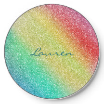 Rainbow Glitter Teal Namn