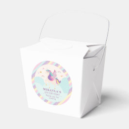 Rainbow Glitter Unicorn Magic Birthday Cute Presentaskar