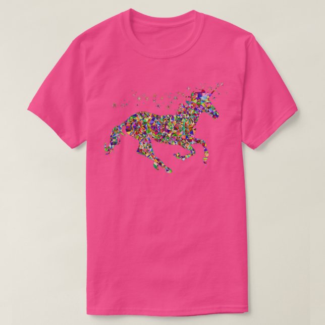Rainbow Glitter Unicorn Shirt Essential Essential T (Design framsida)