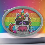 Rainbow Glitter Unicorn Sparkly LGBTQ Sparkles<br><div class="desc">Regnbågsenordsparkler med en faux glitter-effekt. Bakgrundsfunktionerna är glatt glitter. Finns i andra söta kawaii tecknade figurer och många andra färg-kombinationer.</div>