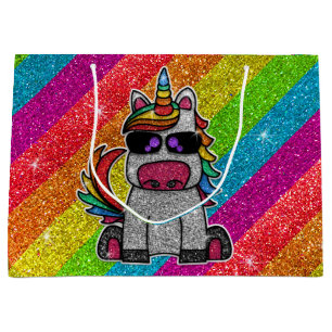 Rainbow Glitter Unicorn Sparkly LGBTQ+ Sparkles