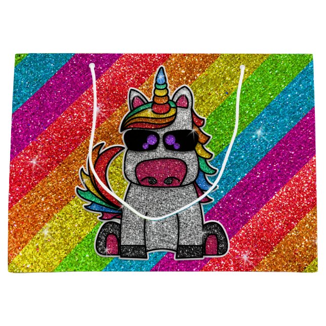 Rainbow Glitter Unicorn Sparkly LGBTQ+ Sparkles (Framsidan)