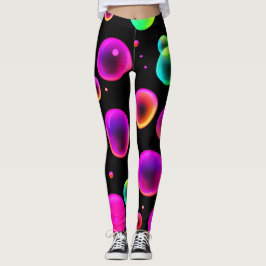 Rainbow Glowing Bubble Dream Leggings