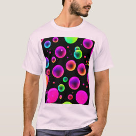 Rainbow Glowing Bubble Dream T Shirt