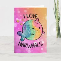 Rainbow Gnistra I Kärlek Narwhals