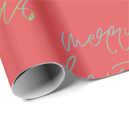 Rainbow God jul Bevackert Red Cherry Presentpapper