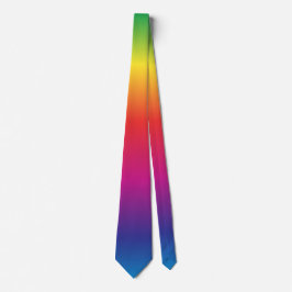 Rainbow Gradient Gay pride Neck Tie Slips