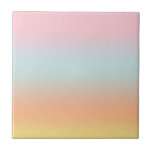Rainbow Gradient Ombre Rosa Blue Gult Kakelplatta<br><div class="desc">Fin digital vattenfärgsdesign för rosa lila persikofärgad gult,  blå toningsformgivning. Enkel,  lugn,  avslappning och glam,  boho,  chicens moderna design. Gradient-gåva. Övertoningsgåvor för personlig. Övertoningsgåvor för personlig</div>