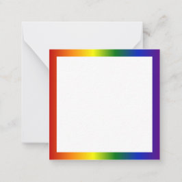 Rainbow Gradient Ram Anteckningskort