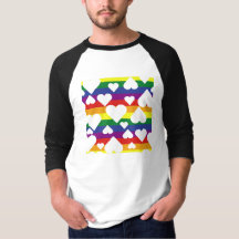 Rainbow Graphic Raglan Tee