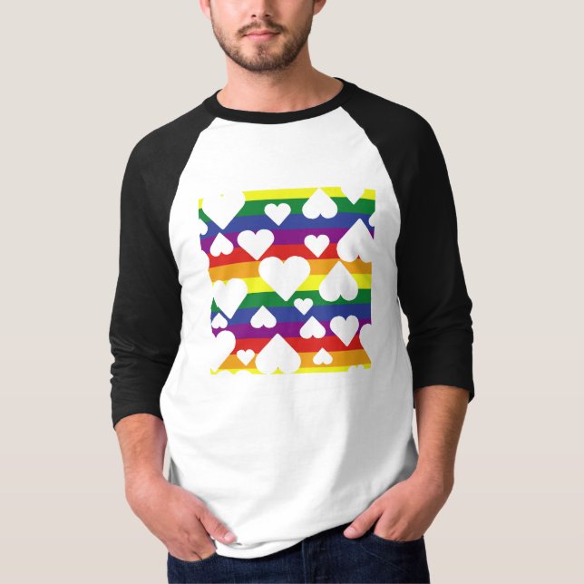 Rainbow Graphic Raglan Tee (Framsida)