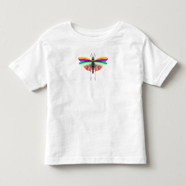 Rainbow Grashopper T Shirt (Framsida)