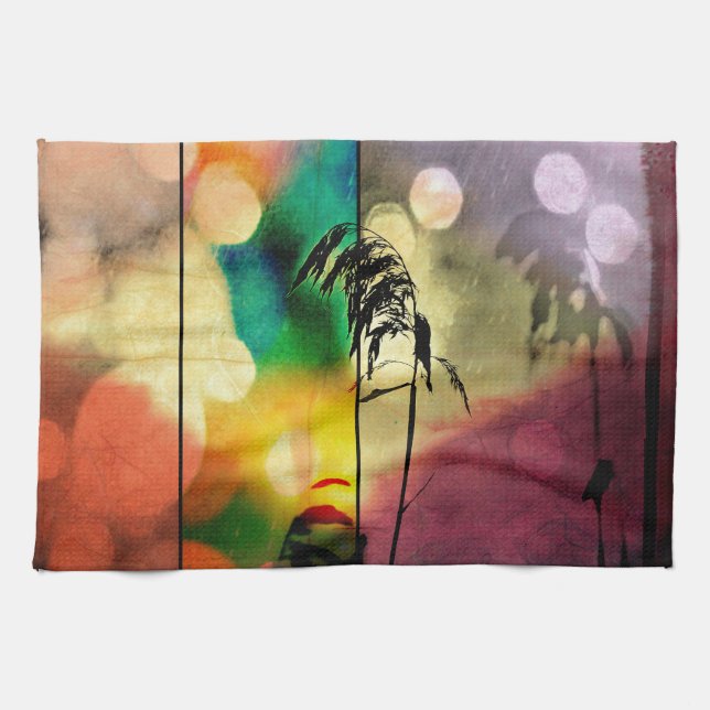 Rainbow Grass Drama Kökshandduk (Horisontell)