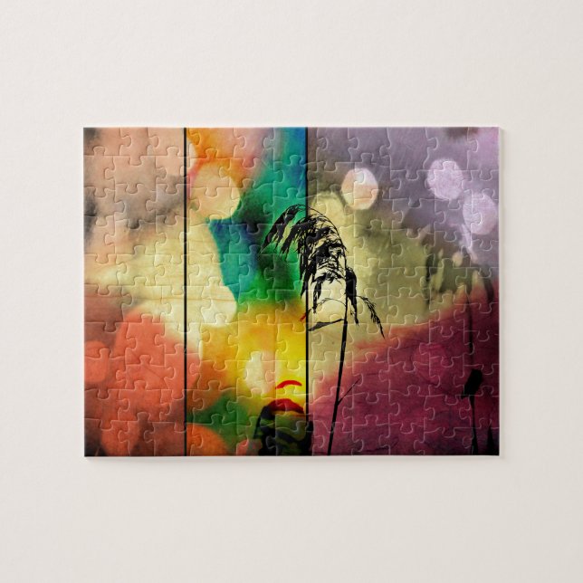 Rainbow Grass Drama Puzzle Pussel (Horisontell)