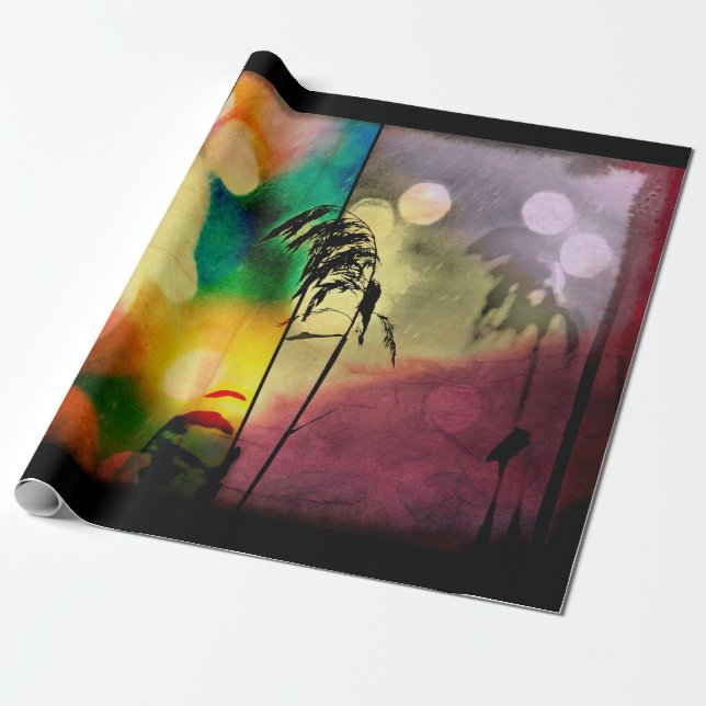 Rainbow Grass Drama Wrapping Papper Presentpapper (Utrullad)