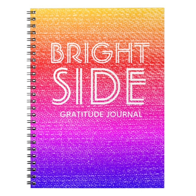 Rainbow Gratitude Journal Anteckningsbok (Framsidan)