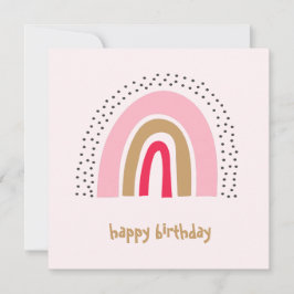 Rainbow Grattis på födelsedagen Card - Flickkort f Julkort