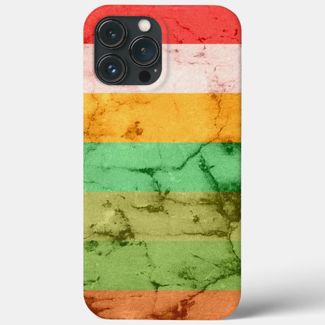 Rainbow Grunge Rand Background Fodral-Mate iPhone (Baksida)