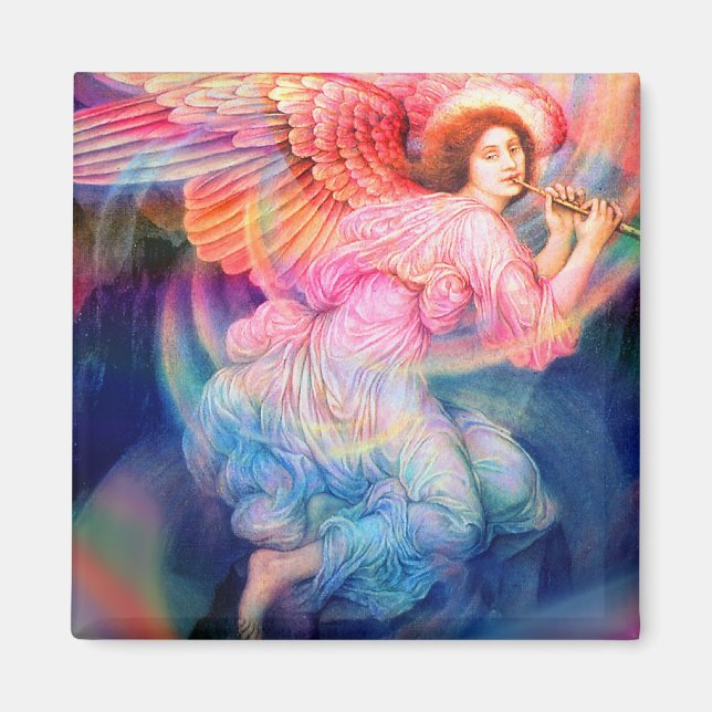 Rainbow Guardian Angel Magnet (Framsidan)