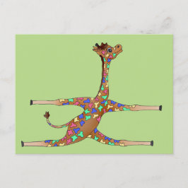 Rainbow Gymnastics by Lycklig Juul Company Vykort