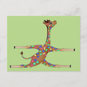 Rainbow Gymnastics by Lycklig Juul Company Vykort