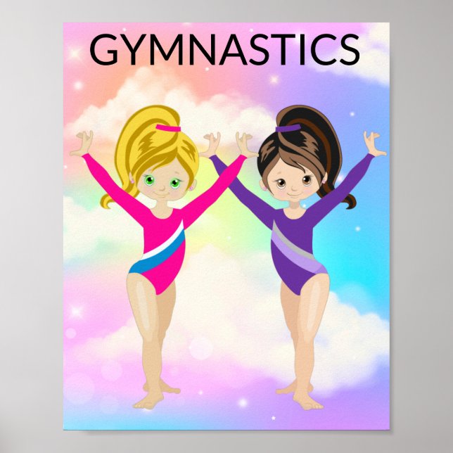 RAINBOW GYMNASTICS GYMNAST'S POSTER (Framsidan)