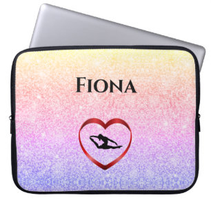 Rainbow Gymnastics Neoprene Laptop sleeve Anpassni