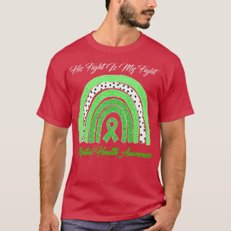 Rainbow hans kamp är min kamp för psykisk hälsa t shirt
